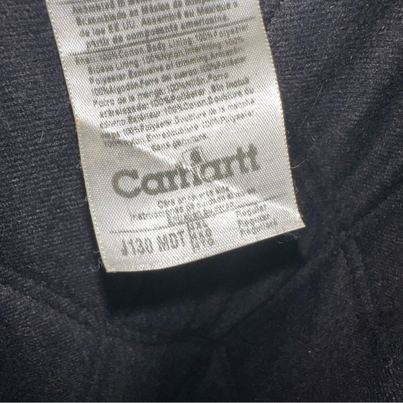 Carhartt Men's J130 MDT Blue Long Sleeve Hooded Full Zip Jacket - Size 4XL - Picture 3 of 8